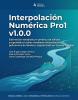 Portada del software científico Interpolación Numérica Pro1 v1.0.0 para estimación estadístico-numérica de sólidos suspendidos totales mediante interpolación polinómica de Newton